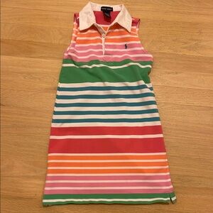 Ralph Lauren Multicolor Striped Polo Dress size 6X